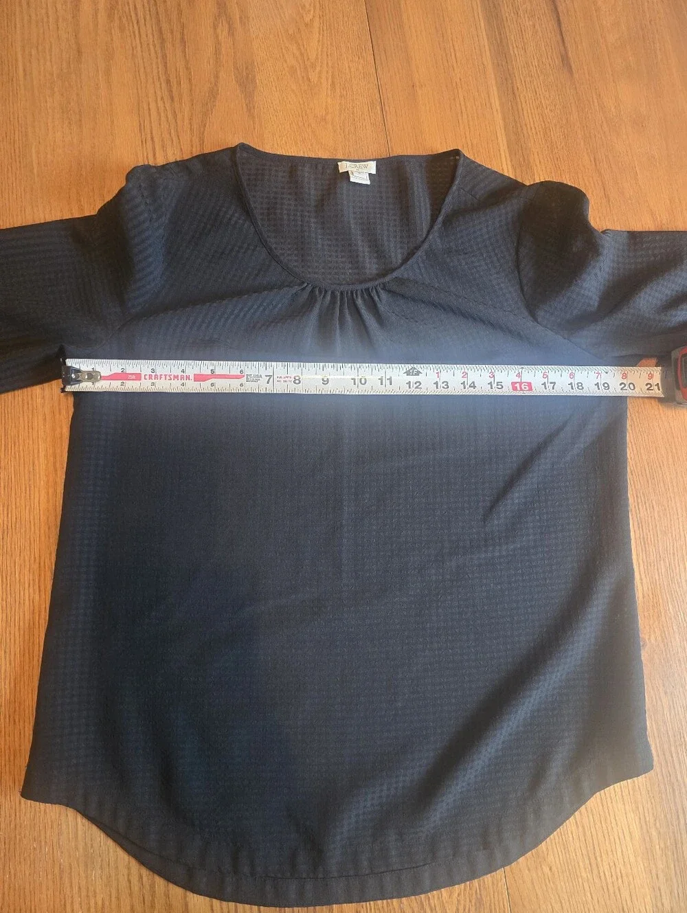 J. Crew Black Blouse Size Small